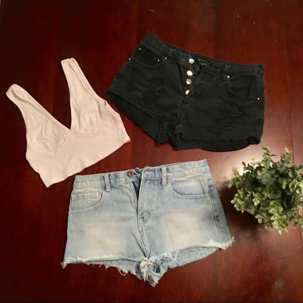 Forever 21 Haul: 2 shorts & crop top